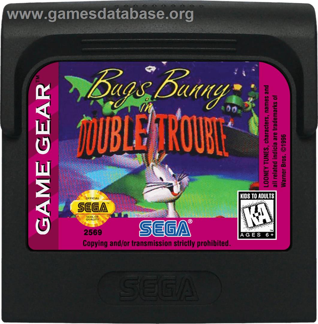 Bugs Bunny in Double Trouble - Sega Game Gear - Artwork - Cartridge