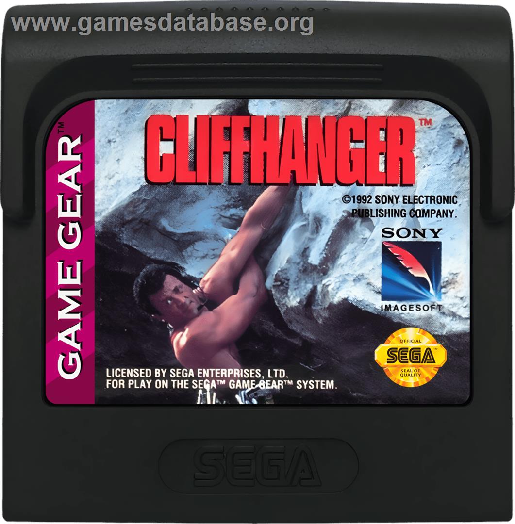 Cliffhanger - Sega Game Gear - Artwork - Cartridge