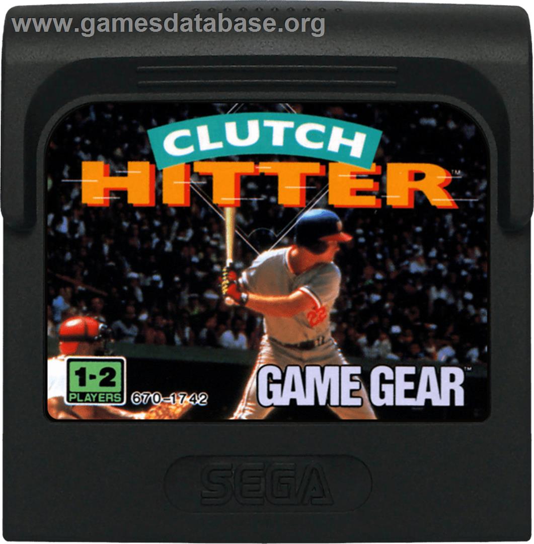 Clutch Hitter - Sega Game Gear - Artwork - Cartridge