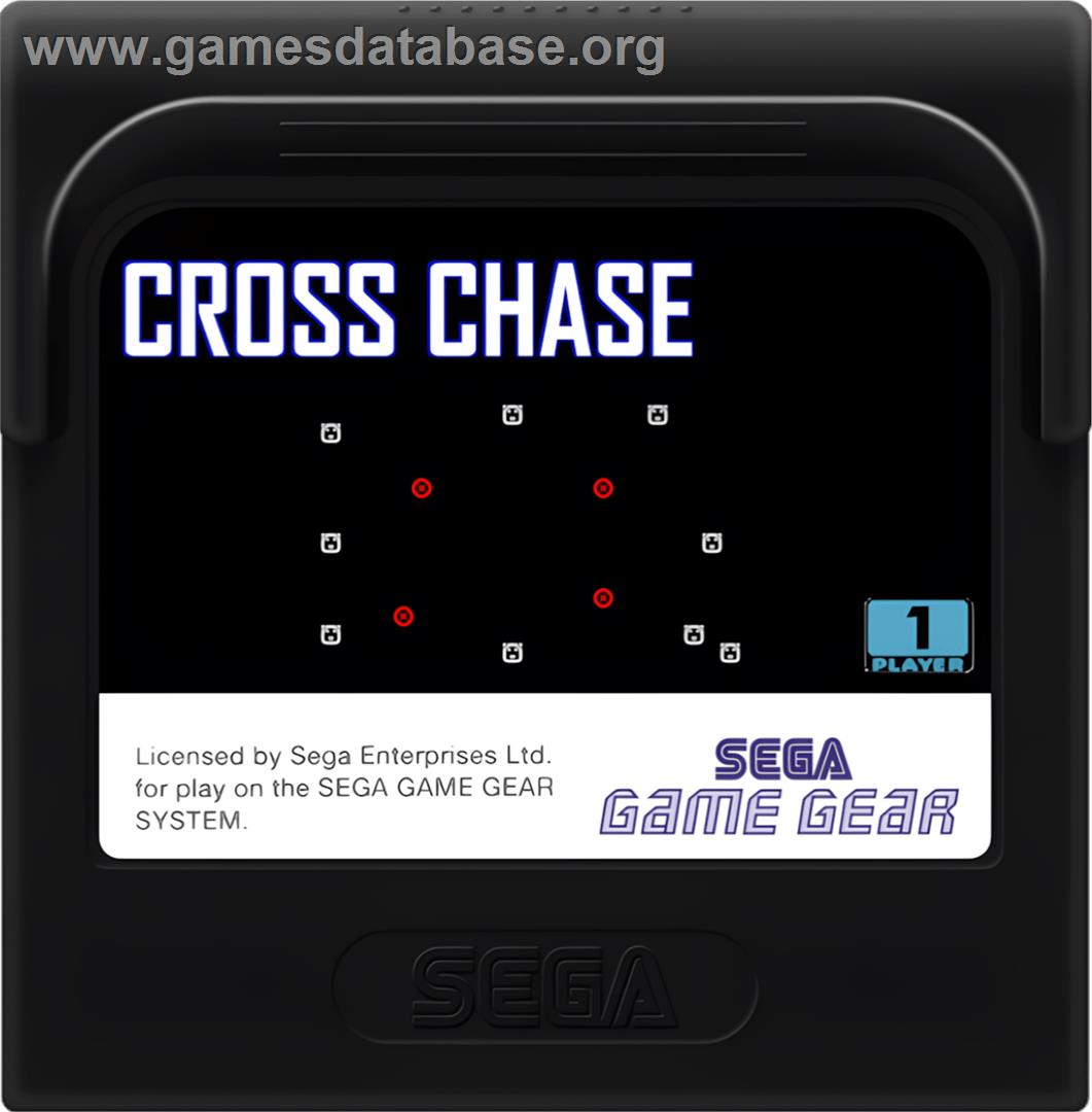 Cross Chase - Sega Game Gear - Artwork - Cartridge