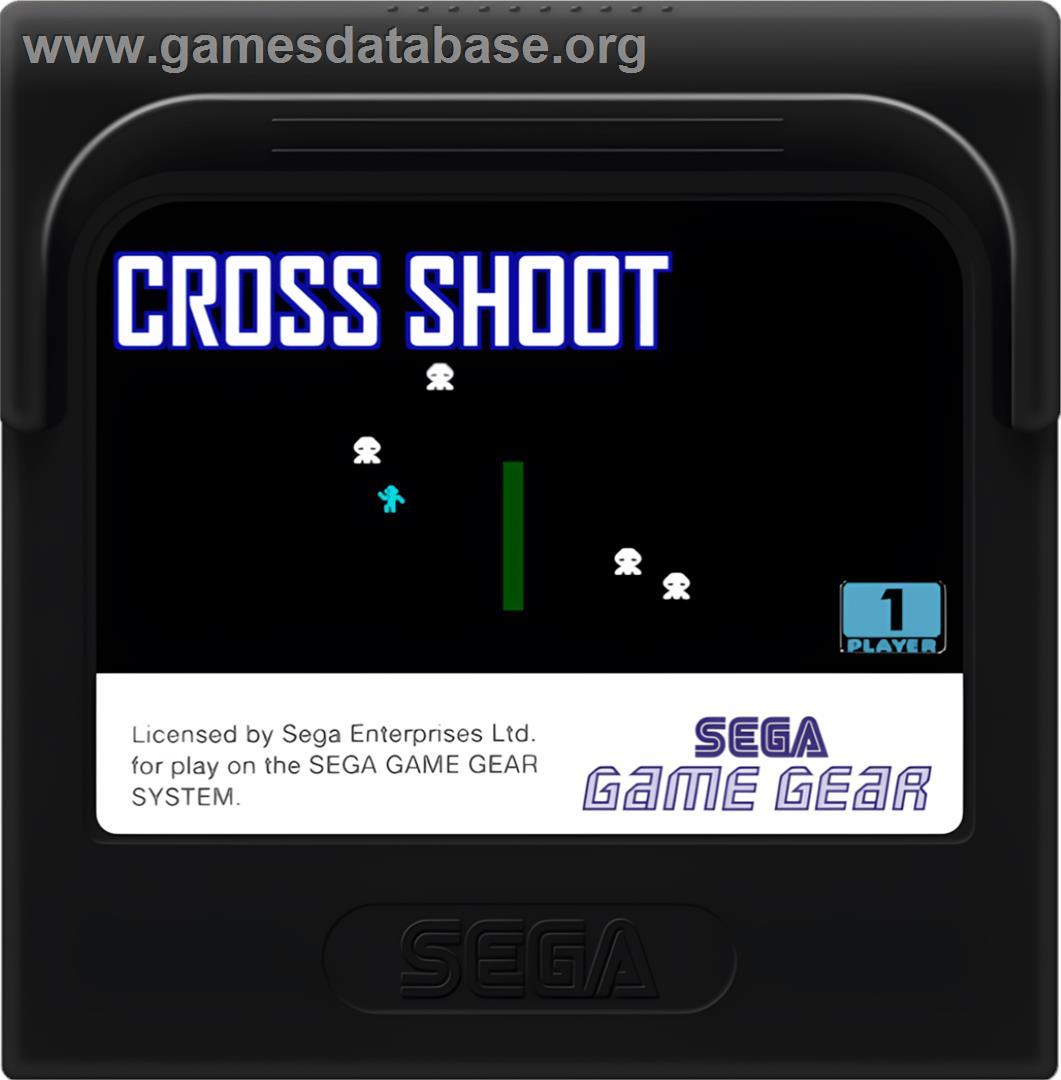 Cross Shoot - Sega Game Gear - Artwork - Cartridge
