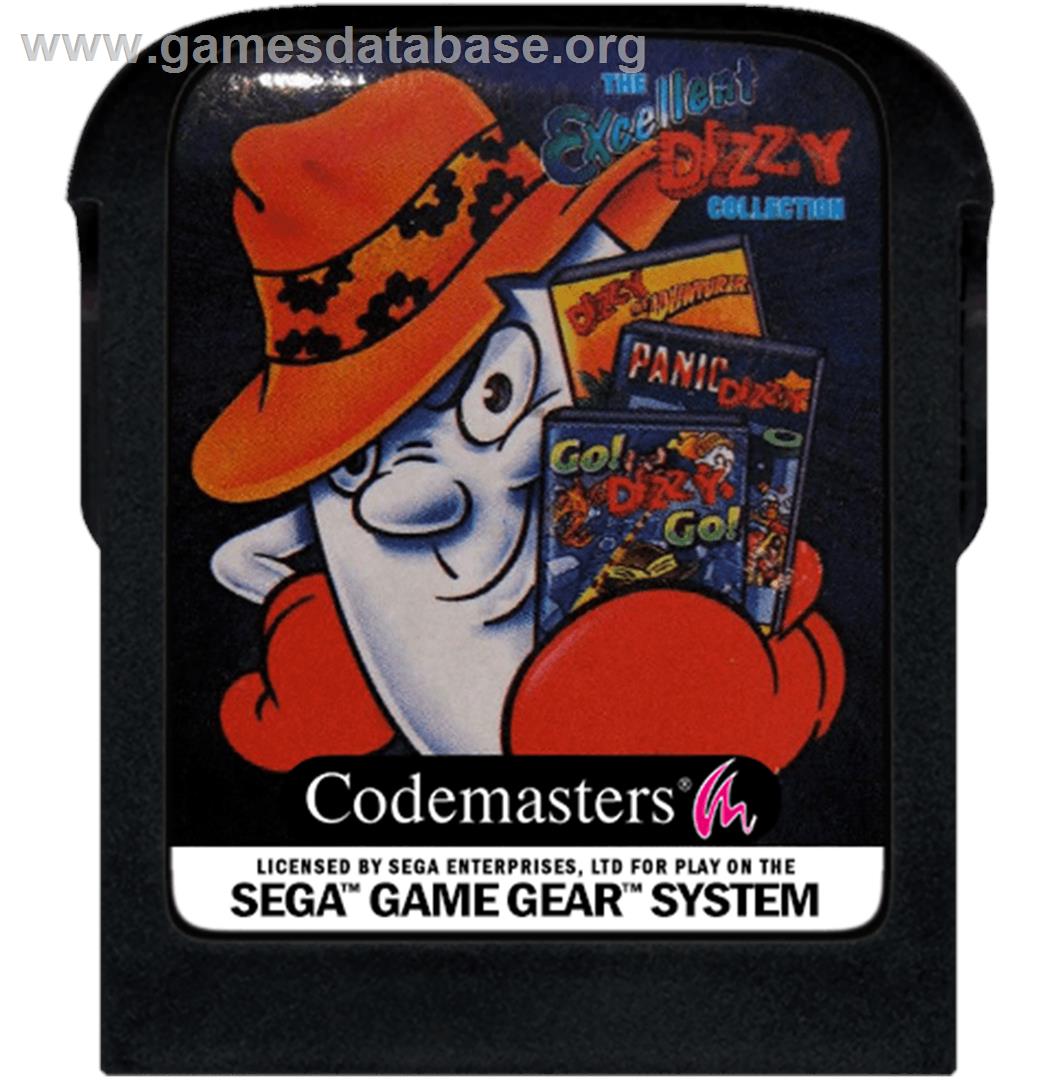 Excellent Dizzy Collection - Sega Game Gear - Artwork - Cartridge