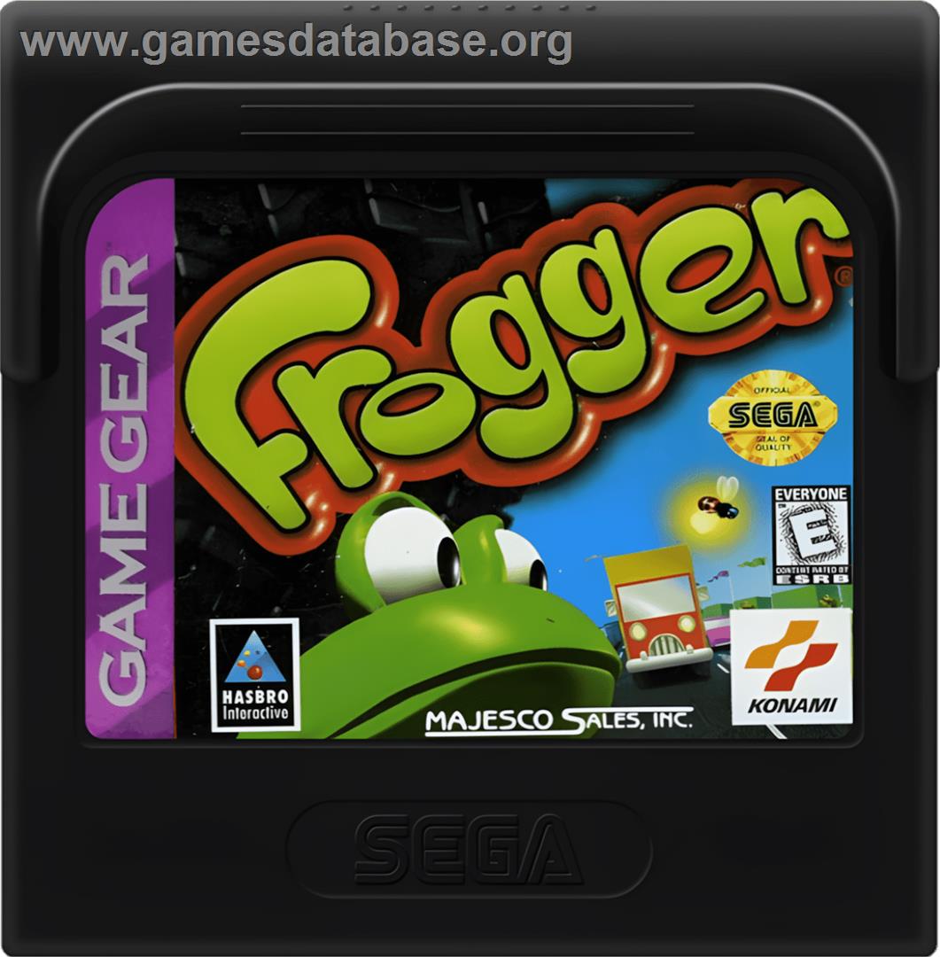 Frogger - Sega Game Gear - Artwork - Cartridge