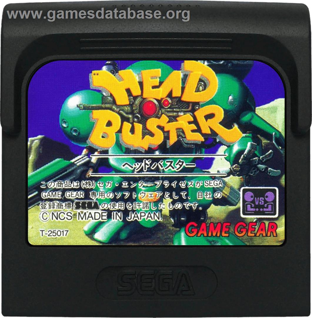 Head Buster - Sega Game Gear - Artwork - Cartridge