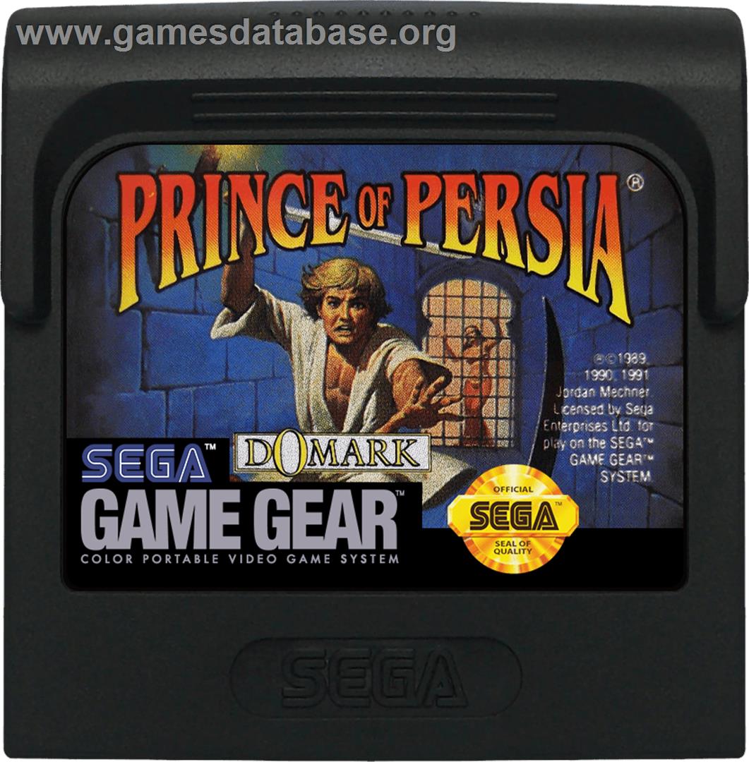 Prince of Persia - Sega Game Gear - Artwork - Cartridge