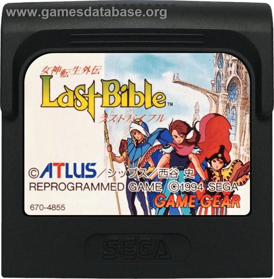 Revelations: The Demon Slayer - Sega Game Gear - Artwork - Cartridge