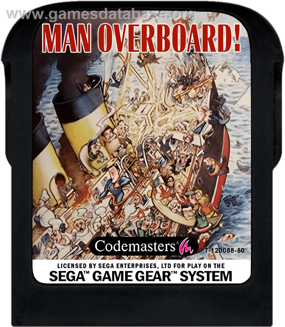 S.S. Lucifer - Man Overboard - Sega Game Gear - Artwork - Cartridge