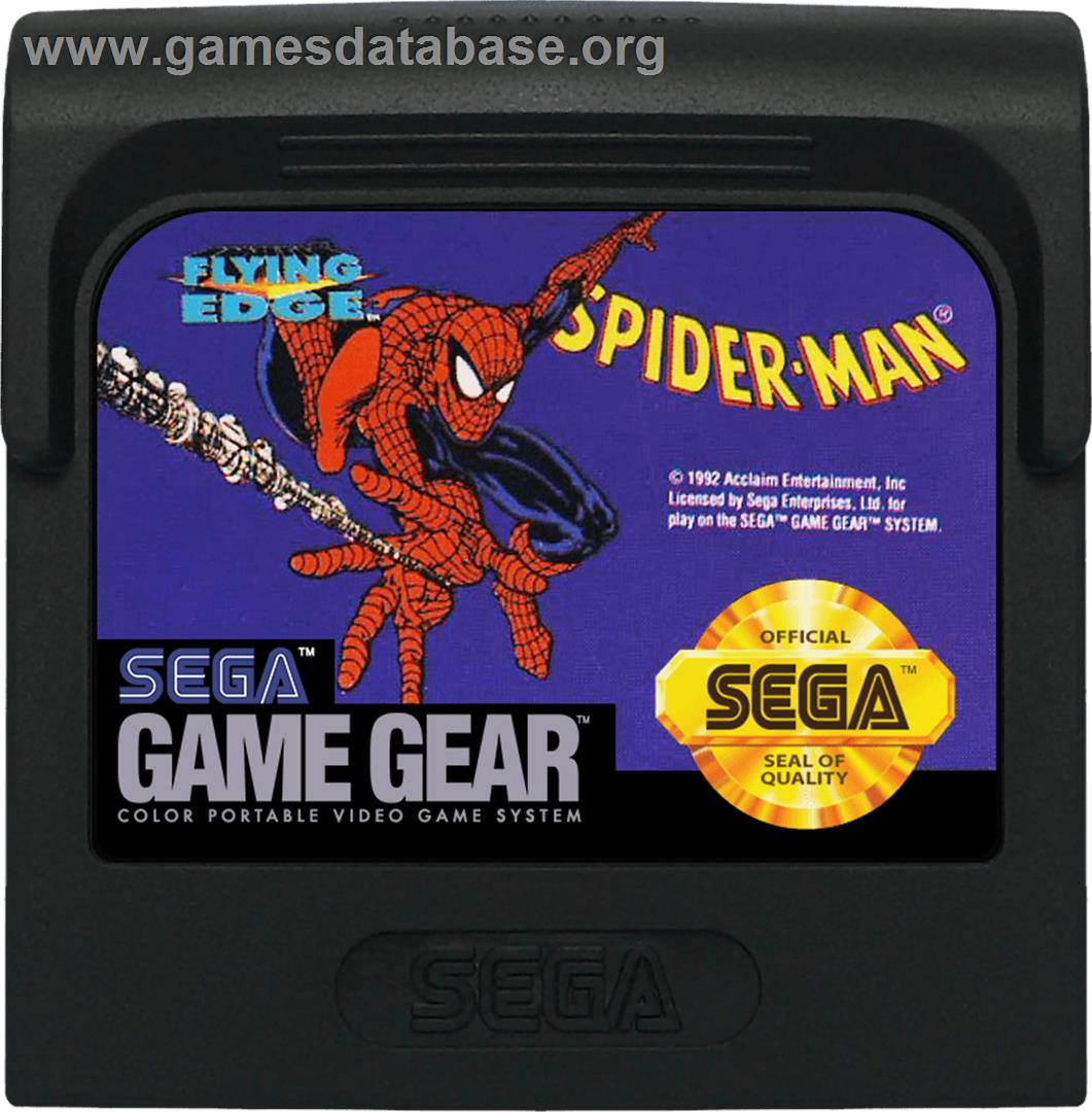 Spider-Man: Return of the Sinister Six - Sega Game Gear - Artwork - Cartridge