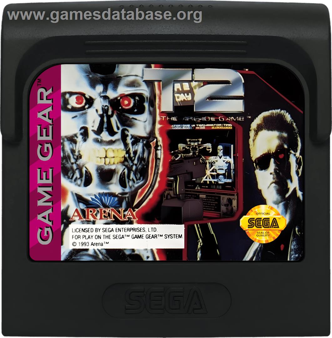T2 - The Arcade Game - Sega Game Gear - Artwork - Cartridge
