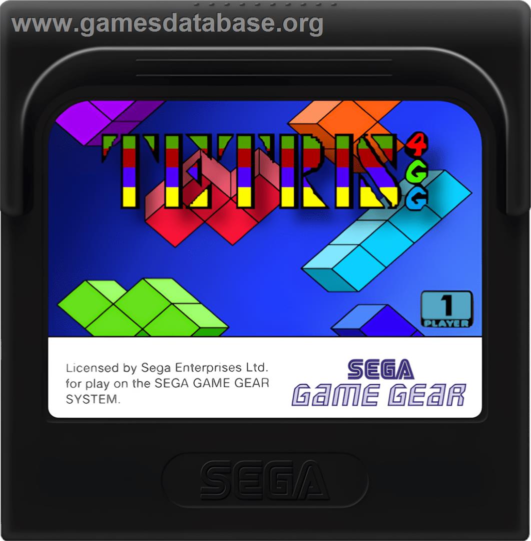 Tetris4GG - Sega Game Gear - Artwork - Cartridge