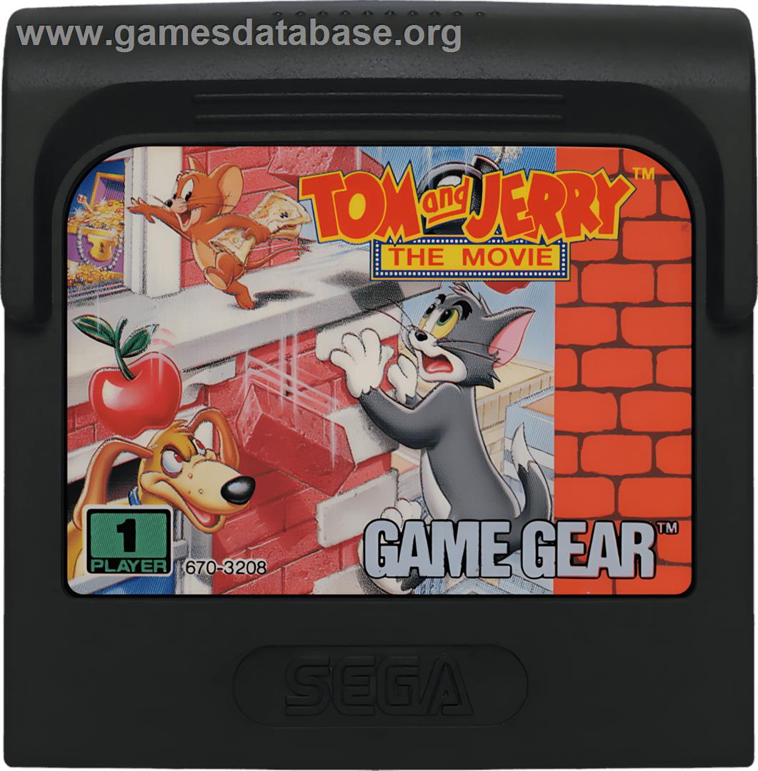 Tom And Jerry - The Movie - Sega Game Gear - Artwork - Cartridge