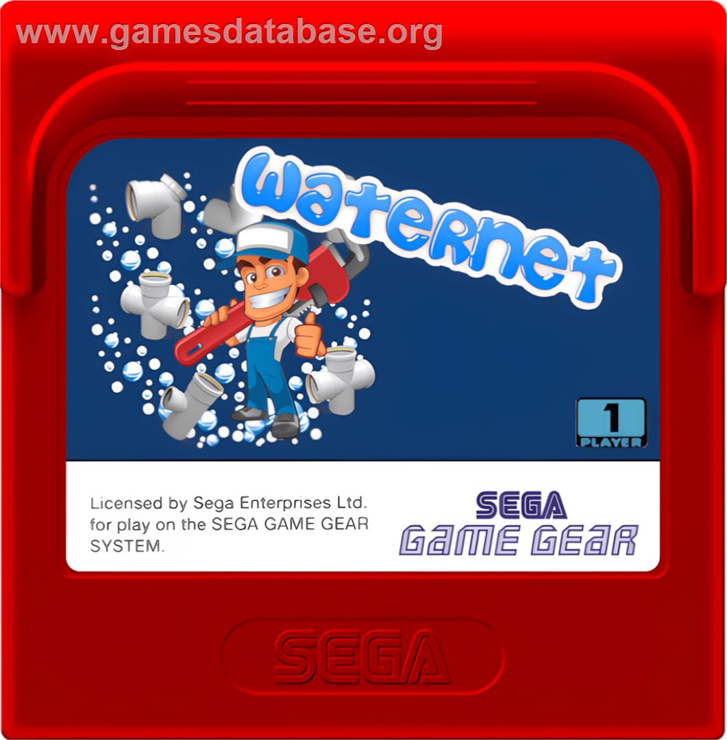 Waternet - Sega Game Gear - Artwork - Cartridge