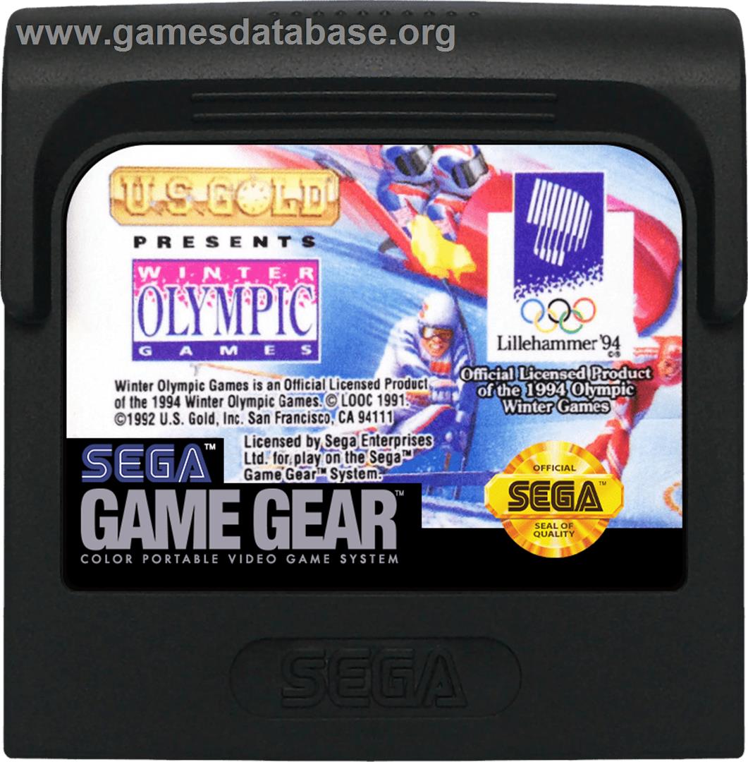 Winter Olympics: Lillehammer '94 - Sega Game Gear - Artwork - Cartridge