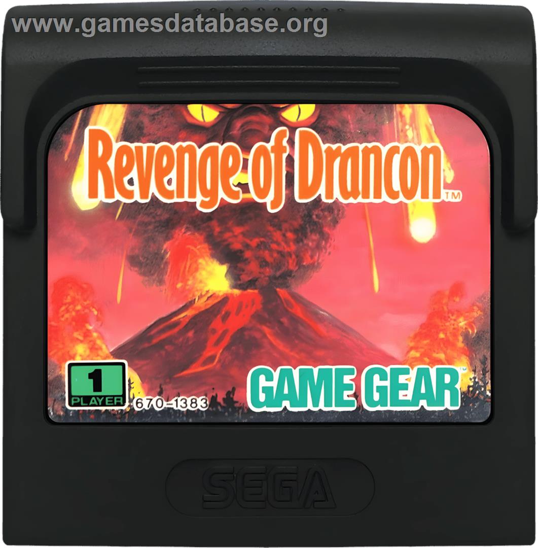 Wonder Boy - Sega Game Gear - Artwork - Cartridge