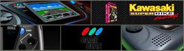 Arcade Cabinet Marquee for Kawasaki Superbike Challenge.