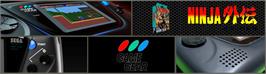 Arcade Cabinet Marquee for Ninja Gaiden.