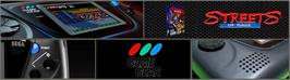 Arcade Cabinet Marquee for Streets Of Rage.