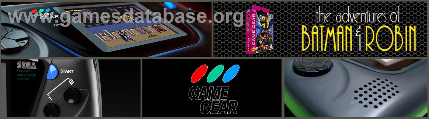 Adventures Of Batman And Robin, The - Sega Game Gear - Artwork - Marquee