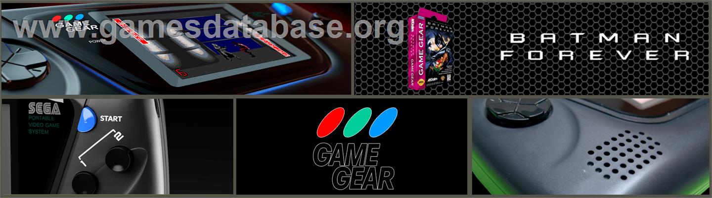 Batman Forever - Sega Game Gear - Artwork - Marquee