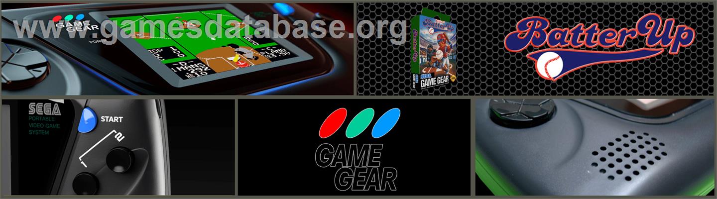 Batter Up - Sega Game Gear - Artwork - Marquee