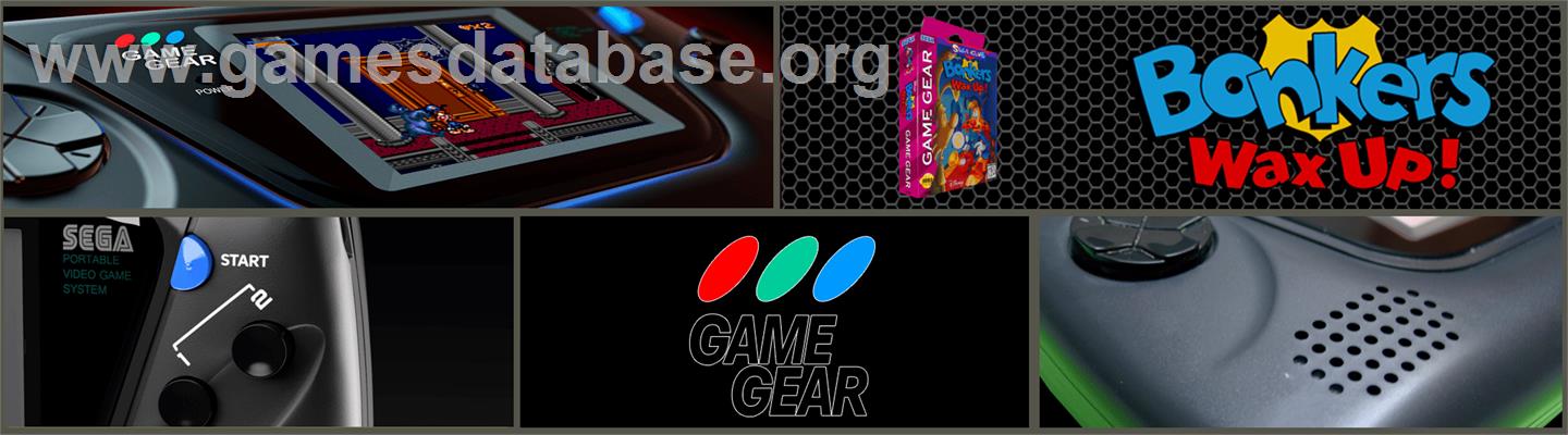Bonkers: Wax Up - Sega Game Gear - Artwork - Marquee