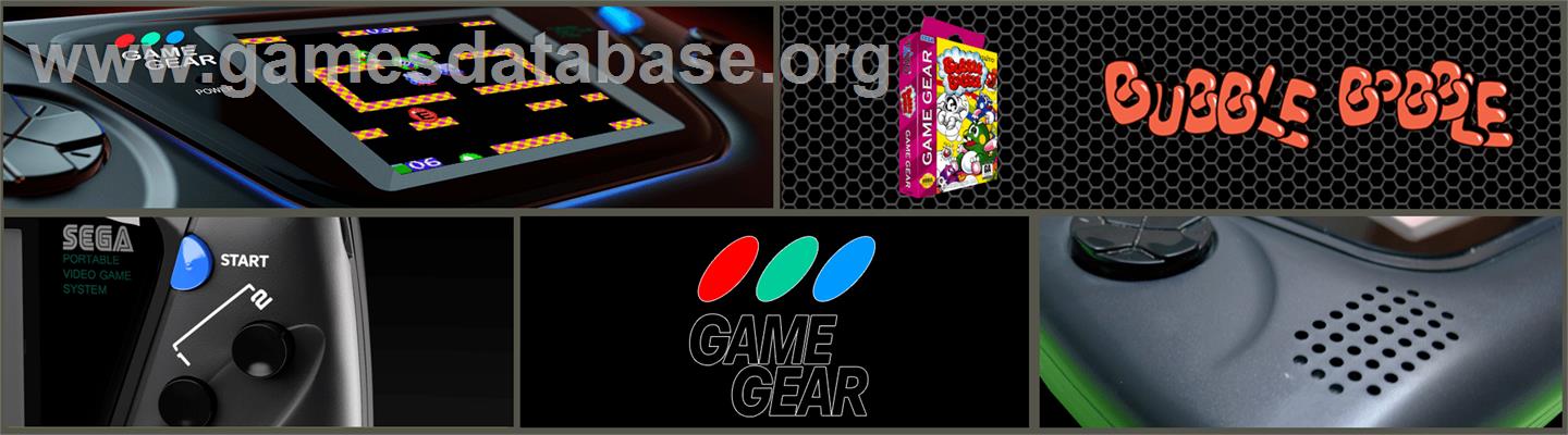 Bubble Bobble - Sega Game Gear - Artwork - Marquee