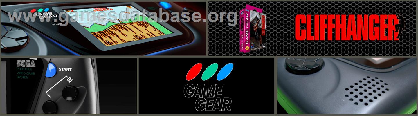 Cliffhanger - Sega Game Gear - Artwork - Marquee