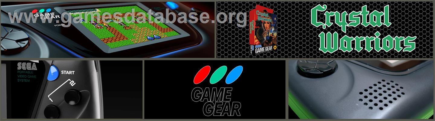 Crystal Warriors - Sega Game Gear - Artwork - Marquee
