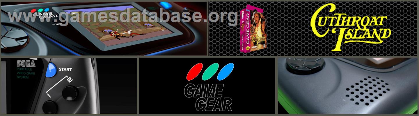 Cutthroat Island - Sega Game Gear - Artwork - Marquee