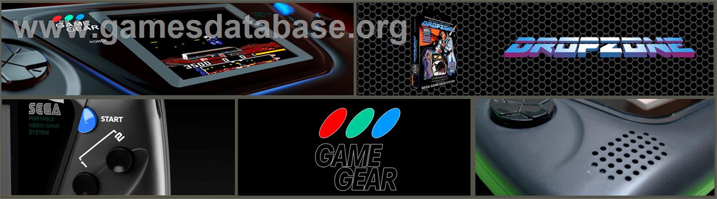 Dropzone - Sega Game Gear - Artwork - Marquee