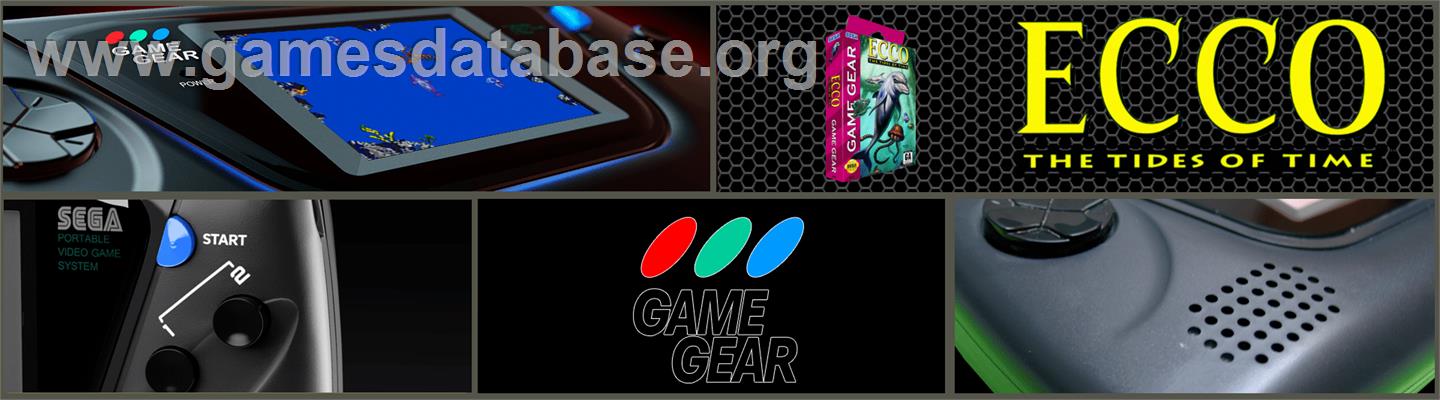 Ecco 2: The Tides of Time - Sega Game Gear - Artwork - Marquee