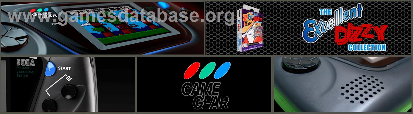 Excellent Dizzy Collection - Sega Game Gear - Artwork - Marquee
