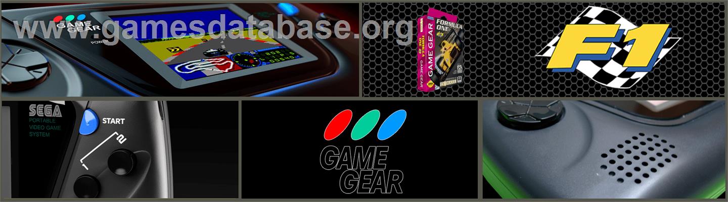F1 - Sega Game Gear - Artwork - Marquee