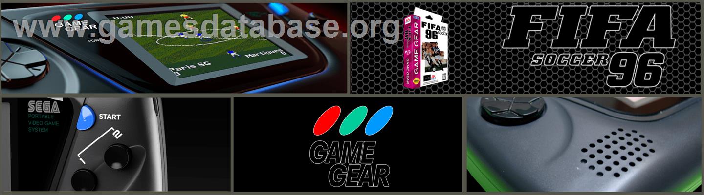 FIFA 96 - Sega Game Gear - Artwork - Marquee