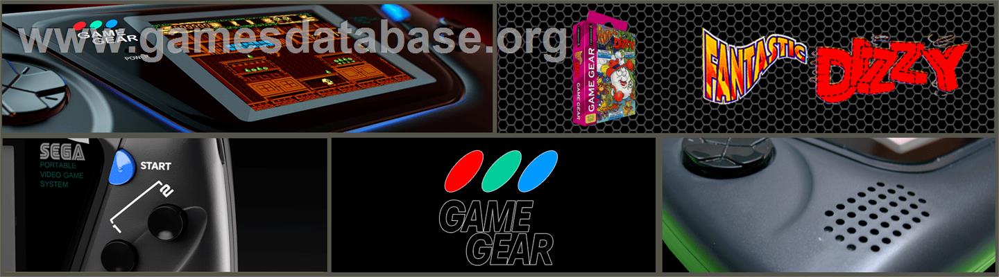 Fantastic Adventures of Dizzy - Sega Game Gear - Artwork - Marquee