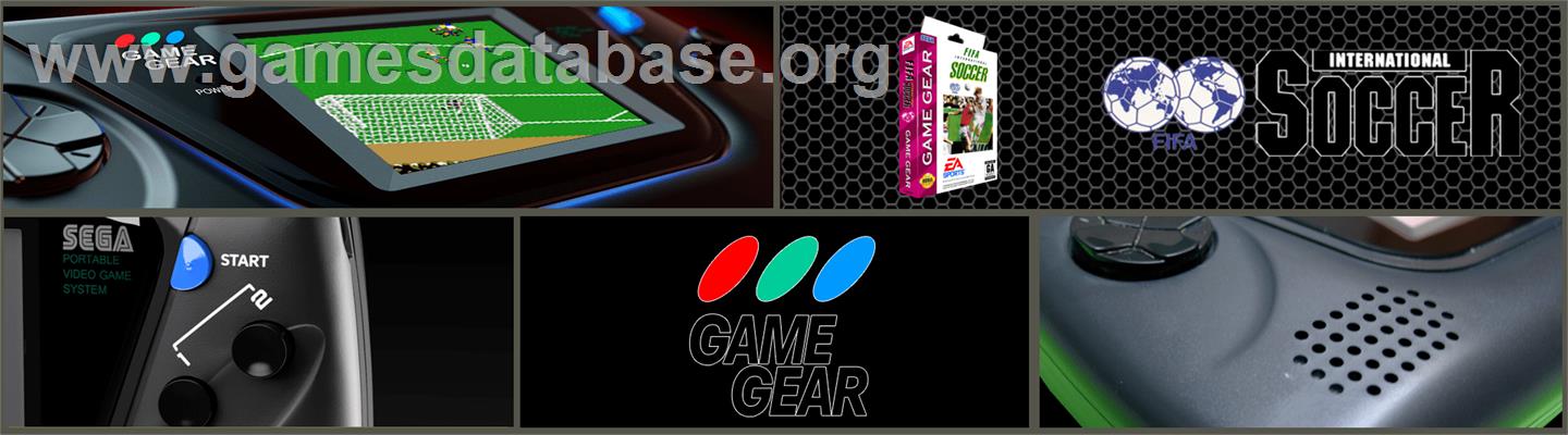 Fifa International Soccer - Sega Game Gear - Artwork - Marquee