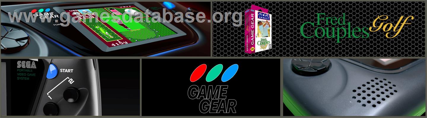 Fred Couples Golf - Sega Game Gear - Artwork - Marquee