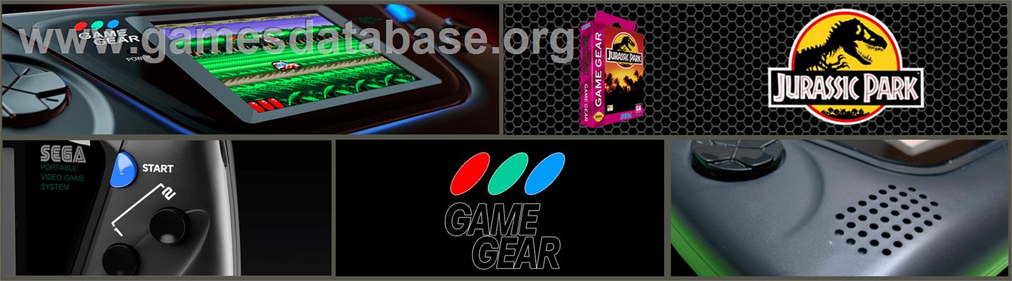 Jurassic Park - Sega Game Gear - Artwork - Marquee