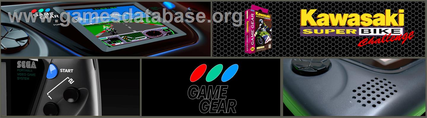 Kawasaki Superbike Challenge - Sega Game Gear - Artwork - Marquee