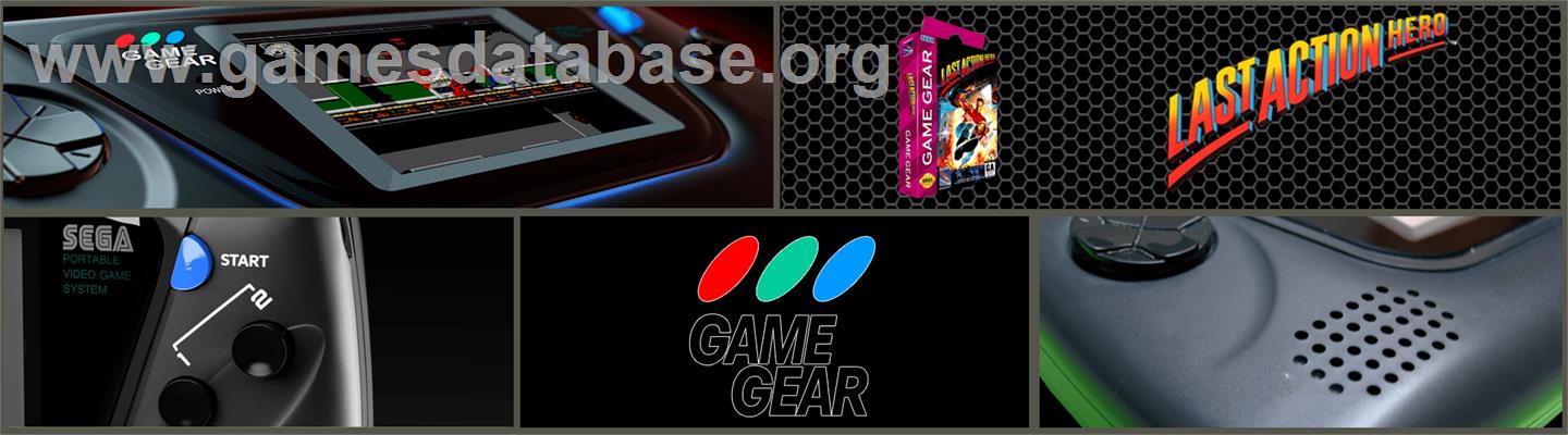 Last Action Hero - Sega Game Gear - Artwork - Marquee