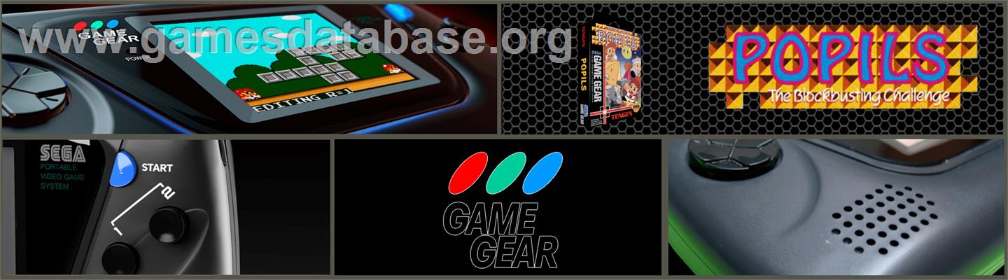 Magical Puzzle Popils - Sega Game Gear - Artwork - Marquee