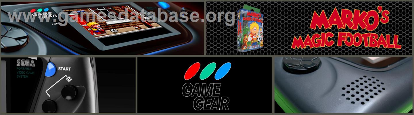 Marko's Magic Football - Sega Game Gear - Artwork - Marquee