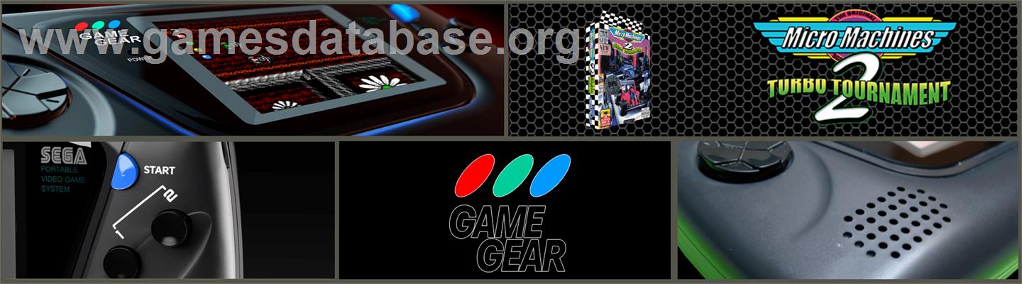 Micro Machines 2: Turbo Tournament - Sega Game Gear - Artwork - Marquee
