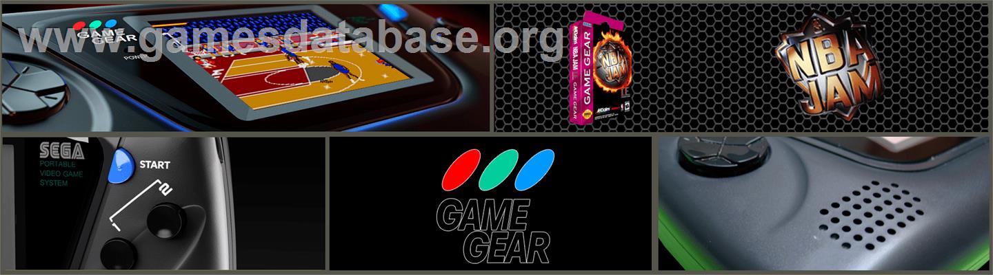 NBA Jam Tournament Edition - Sega Game Gear - Artwork - Marquee