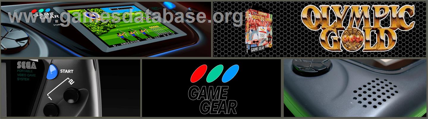 Olympic Gold: Barcelona '92 - Sega Game Gear - Artwork - Marquee
