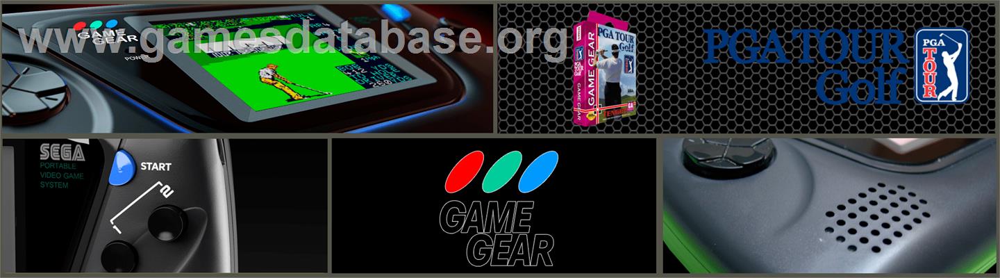 PGA Tour Golf - Sega Game Gear - Artwork - Marquee