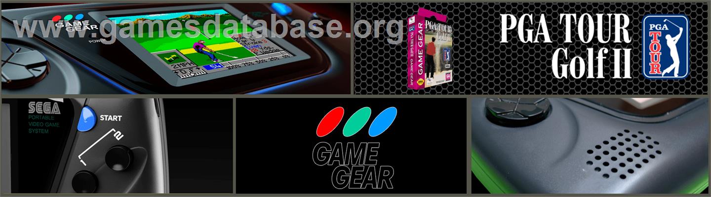 PGA Tour Golf 2 - Sega Game Gear - Artwork - Marquee