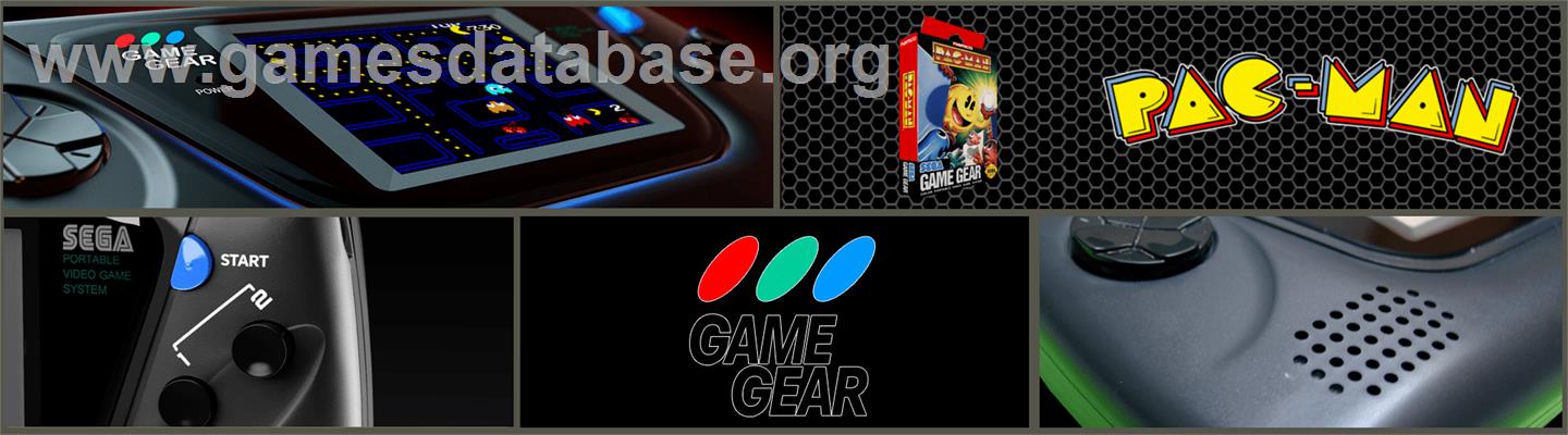Pac-Man - Sega Game Gear - Artwork - Marquee