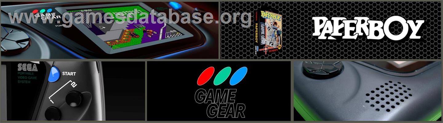 Paperboy - Sega Game Gear - Artwork - Marquee