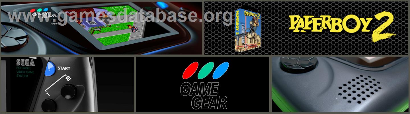 Paperboy 2 - Sega Game Gear - Artwork - Marquee